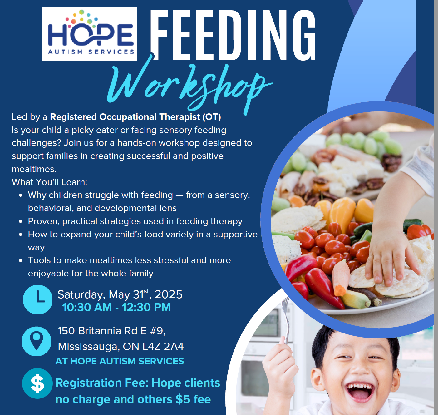 Feeding Workshop for Families : From Picky to Positive